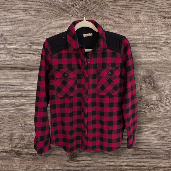 FAHERTY Women’s Daly Buffalo Plaid Cotton Flannel Shirt Jacket Shacket - Picture 4 of 7